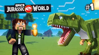 Building My Own Jurassic World in Minecraft  EPiCs Jurassic World Ep 1 [upl. by Katlin882]