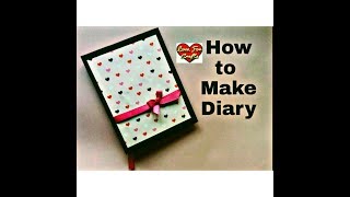 How to Make Diary  DIY Paper Crafts [upl. by Aiciram250]