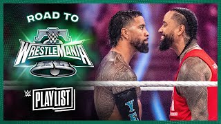 Jey Uso vs Jimmy Uso – Road to WrestleMania XL WWE Playlist [upl. by Nylssej]