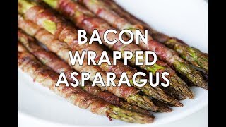 Bacon Wrapped Asparagus Recipe In The Oven Crispy Paleo amp Low Carb [upl. by Heath526]