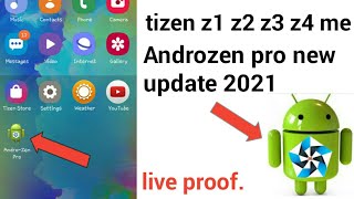 How to download androzen pro and install on TIZEN DEVICES z1 z2 z3 z4  ANDROZEN PRO DOWNLOAD LINK [upl. by Ahsenor]