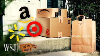 We Tested Walmart Target and Amazon’s Delivery Speeds  WSJ Shipping Wars [upl. by Ahsiet]