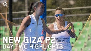 NEWGIZA Premier Padel P2 Highlights day 2 women [upl. by Etnoed397]