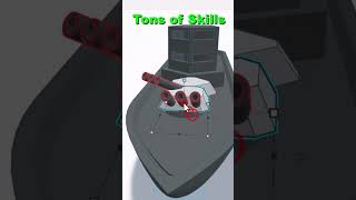 A Tinkercad Battleship from start to finish in 60seconds tutorial too [upl. by Hewes259]