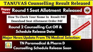 📢Major News Update From TN Medical Selection  Tanuvas Counselling 2024 Result Released [upl. by Aonian]