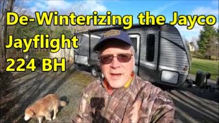 DeWinterizing the Jayco JayFlight 224 BH [upl. by Ricki]