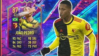 HES EXTINCT 😂 87 FUTURE STARS JOAO PEDRO REVIEW FIFA 22 FUTURE STAR JOAO PEDRO [upl. by Rim]