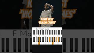 Chord Progression Breakdown Kanye West ‘Violent Crimes’ 🔥🎹🔥 musicianparadise violentcrimes [upl. by Elysha]