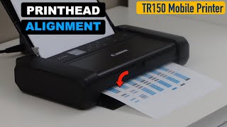 Canon Pixma TR150 Printhead Alignment [upl. by Sessler]