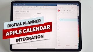 APPLE Calendar amp Digital Planner integration finally [upl. by Bound]