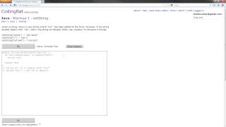 CodingBat  Java Warmup1 Solution  notString [upl. by Caddric]