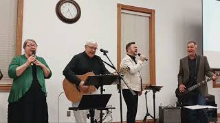 mark Ruth nisley family singing behold our God at new horizons ministries banquet [upl. by Ybanrab]