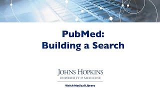 PubMed Building a Search [upl. by Mlehliw]