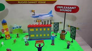 Science Project  Sound amp Noise Pollution ICSE Board Grade 5 [upl. by Anirtep]