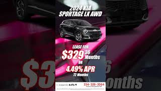 Hot Offer 2024 Kia Sportage LX AWD Lease for 329 or Low APR [upl. by Laurice]