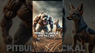 Pitbull vs Jackal Ultimate Animal FaceOff 🐕💥🐺 shorts dogs facts [upl. by Luar81]