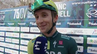 Jai Hindley  Interview at the start  Stage 1  Volta a la Comunitat Valenciana 2024 [upl. by Will42]