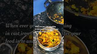 How to prevent rusting of iron cookware ironcookware castironcookware seasoning shorts [upl. by Myrtia582]