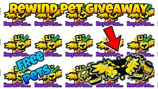 Rewind Pet Giveaway In Arm Wrestling Simulator [upl. by Enasus]