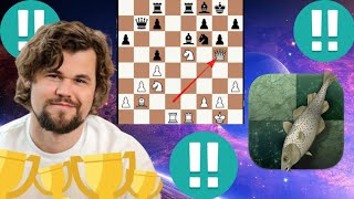 Magnus Carlsen vs Stockfish chess game 33 [upl. by Drwde407]