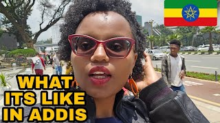 1st Day in Addis Ababa  Ethiopians Shopping For New Years Celebrations [upl. by Tuesday52]