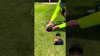 BERHASIL SI OOM ⁉️ sc TheLawnTools golf grass golfswing [upl. by Onitsuj]