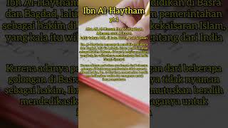 Ibn AlHaytham pt1 haytham alhacen camera kamera obscurefacts faktaunik faktamenarik shorts [upl. by Dumanian]