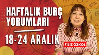 Filiz Özkol ile haftalık burç yorumları  18  24 Aralık [upl. by Adaline631]