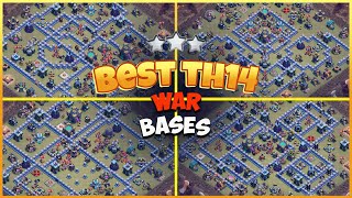 TOP 10 BEST TH14 WAR BASE WITH LINK  NEW TH14 CWL BASE ANTI 3 STAR LAYOUT  Clash of Clans [upl. by Ahsenid]