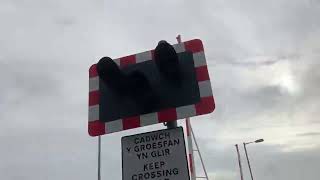 Intro to Llanelli East Level Crossing Carmarthenshire 211024 [upl. by Winterbottom]