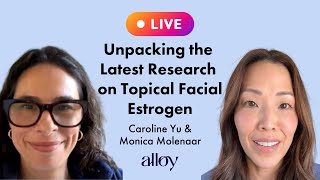 Unpacking the Latest Research on Topical Facial Estrogen  Caroline Yu amp Monica Molenaar [upl. by Nuahc]