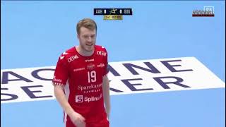 EHF Champions League 2223 PlayOffs  1st Leg  Aalborg Handbold vs GOG Handbold [upl. by Noivart]