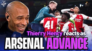 Thierry Henry reflects on Arsenal advancing to the quarterfinals 👀  UCL Today  CBS Sports Golazo [upl. by Eded]