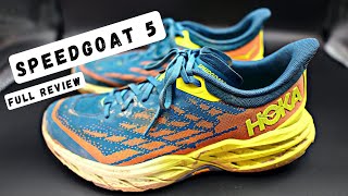 Hoka Speedgoat 5 Full Review  The best trail shoe of 2022 [upl. by Celin]