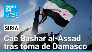 Siria rebeldes toman Damasco y provocan la caída de Bashar alAssad [upl. by Adnihc]