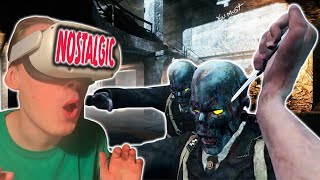 CALL OF DUTY ZOMBIES VR IS INSANE Contractors VR [upl. by Byram]