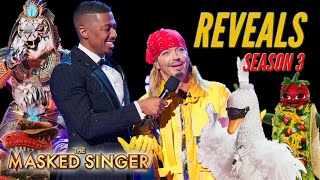 Every Masked Singer Reveal This Season  MaskedSingerFOX [upl. by Aliek]