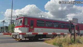 Železničné priecestie Chynorany 3 SK PZM2  772024  Slovakia railroad crossing [upl. by Rebmetpes56]