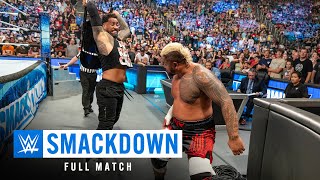 FULL MATCH Jey Uso vs Solo Sikoa SmackDown Aug 4 2023 [upl. by Amilah]