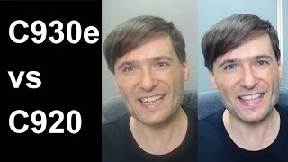 ★ Logitech C920 vs C930e sidebyside comparison [upl. by Ordnassela]