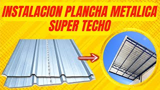 INSTALACION SUPER TECHO PERCOR RECOMENTACIONES FUNDAMENTALES [upl. by Odoric]