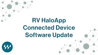 RV Halo App Connected Device Software Update [upl. by Leede]