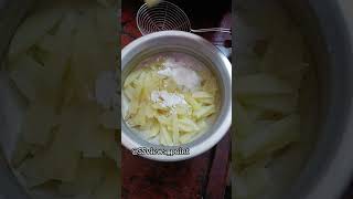 French fries 🍟 making home made style  crespe subscribe  yummy yummy kids [upl. by Nujra]