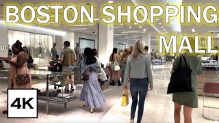 Shopping in Boston · Prudential Center Copley Place · 4K [upl. by Wylen]