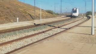 renfe Media Distancia 13957 Almería Granada in Doña MariaOcaña Train Station Almería Spain [upl. by Essyla]