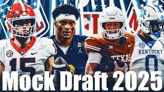 NFL 2025 First Round 132 Mock Draft Three Michigan Defenders in the Top 10 [upl. by Olnay]