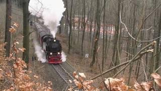 HD Dampfloksound pur Ausfahrt von 99 7241 aus Steinerne Renne [upl. by Stalker]