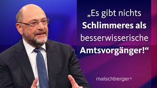 „Es kann auch eine Überraschung geben“ Martin Schulz über die KFrage in der SPD  maischberger [upl. by Hein342]