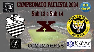 AO VIVO COM IMGENS  COMERCIAL X JOSEENSE  CAMPEONATO PAULISTA SUB13 E SUB 14 [upl. by Eilhsa664]