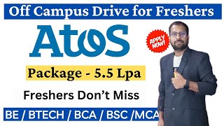 Atos Off Campus Hiring Announced For Freshers  Salary amp Eligibility  Volvo New Hiring [upl. by Tella]